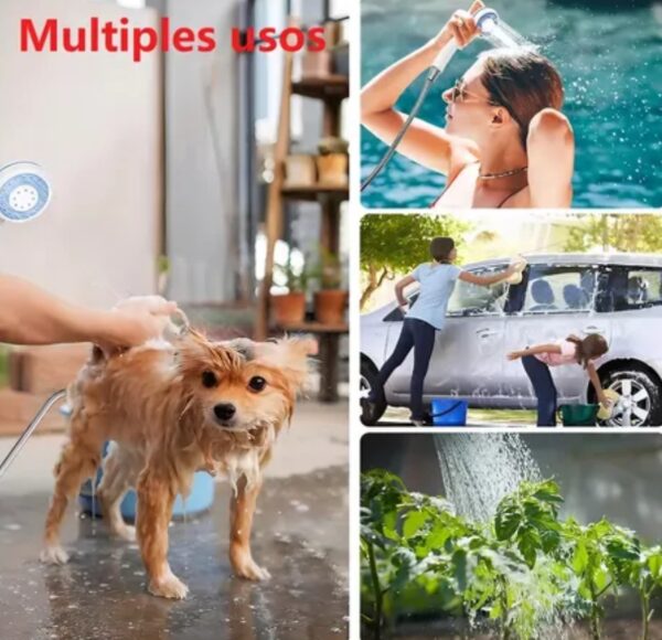 Ducha Portátil Eléctrica Para Campamento o Racionamiento - Imagen 3