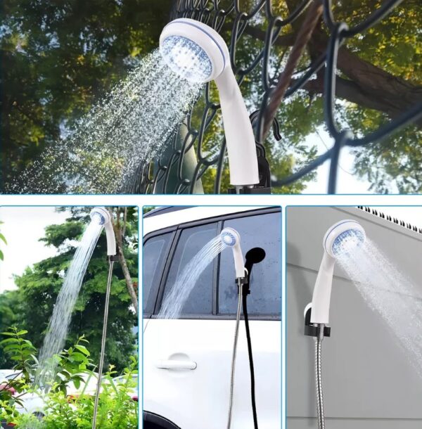 Ducha Portátil Eléctrica Para Campamento o Racionamiento - Imagen 5