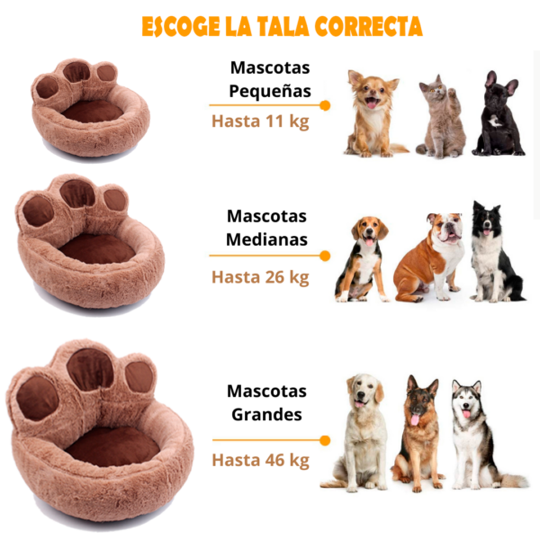 Cama para Perro en forma de Garra - Imagen 6